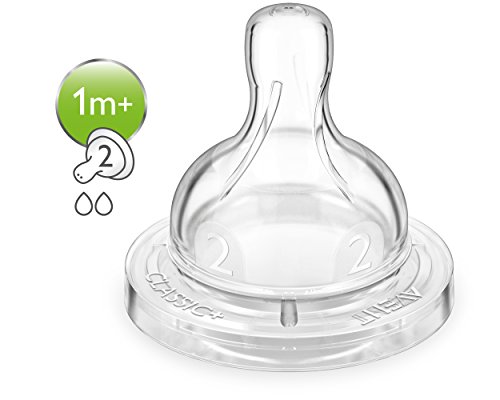 Philips Avent Anti-colic Baby Botty Flow Flow Bicrop, 4pk, Flow 2, SCF422/47