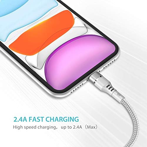 SyncWire iPhone Charger Lightning Cable 4ft [Apple MFI Certified] Atualizou Nylon trançado o cabo de carregamento
