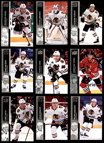 2021-22 Upper Deck Chicago Blackhawks quase completos Conjunto de Chicago Blackhawks NM/MT Blackhawks