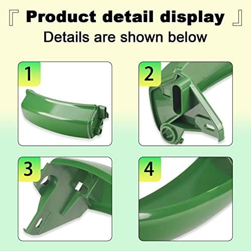 AM128998 Lawn Mower Front Bumper - by Ohoho - Compatible with John Deere AM128998 AM117725 M84971 AM127800 19M7867 24H1122