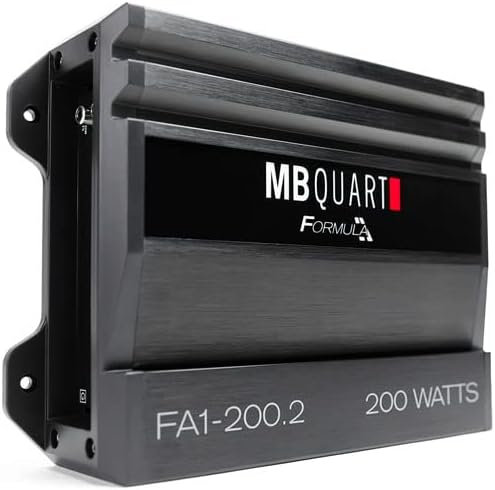 MB Quart Fórmula Série de 100 watts de 2 canais AB Amp, Black