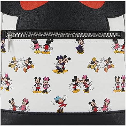 Disney Minnie Mouse Allover Backpack - Meninas, meninos, adolescentes, adultos - oficialmente licenciado Minnie Mouse