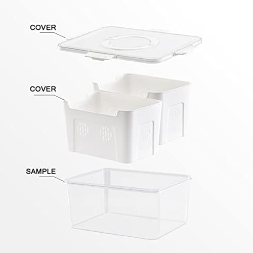 Liruxun Flidge Organizer Storage Recipientes Caixas de gaveta de gaveta O ovo de ovo de geladeira organizadora de gaveta transparente transparente