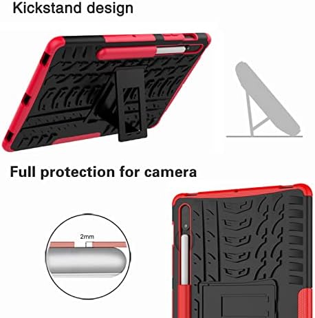Caso de Labanem para Galaxy Tab S8, Camada de dupla camada robusta de choque pesado Tampa protetora para 11 Samsung Galaxy