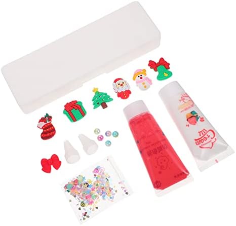 Acoofan 1set Style Style Caso de papelaria Acessórios DIY Presente de natal para crianças materiais DIY para decoração de casa de