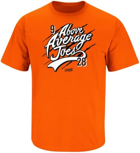 T-shirt de Joes acima da média para fãs de futebol de Cincinnati