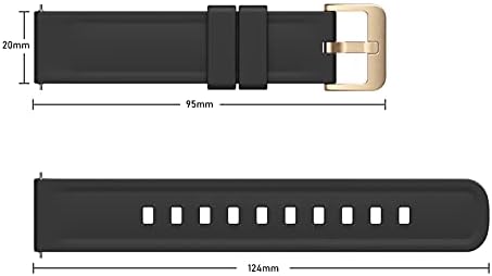 Banda de relógios de relógio de 20 mm nendefin