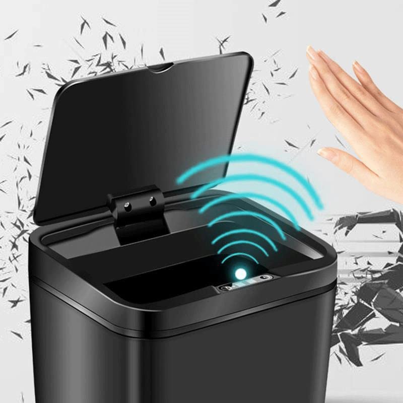 Mxiaoxia lixo indutivo pode lixo bin bin automático sensor inteligente cozinha banheiro lixo lixo