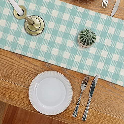 Mesa de Páscoa Corrente Bunny Buffalo Spring Spring Happy Easter Holiday Kitchen Dining Table Decoration 13 x 90 polegadas