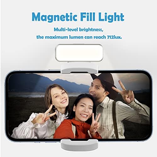 Luz de enchimento magnético com brilho ajustável e temperatura de cor original para feiyutech vimble 3/vimble 3se estabilizador