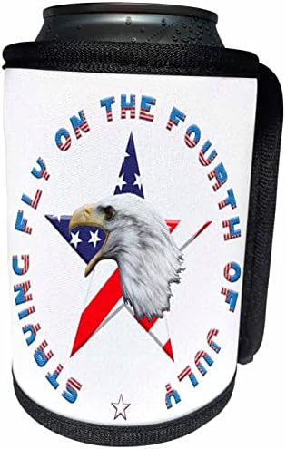 3drose star, bandeira dos EUA, águia. Presente patriótico de 4 de julho I. - LAN mais refrigerado