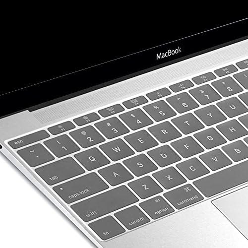 Se7Enline Teclado compatível com MacBook 12 polegadas e MacBook Pro 13 polegadas sem toque barra de silicone Protetor Skin Modelo