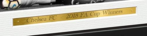 Celebração de vencedores da FA Cup 2018 12x8 A4 Assinado Eden Hazard Chelsea FC - Foto de fotografia autografada Picture Frame