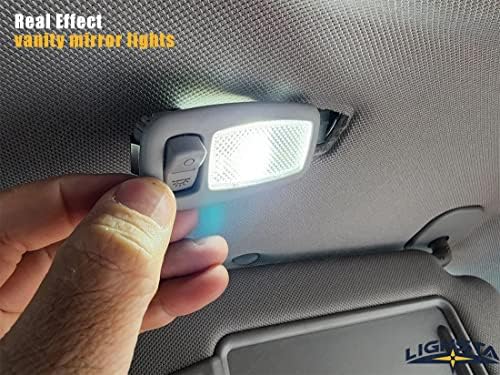 Lighsta 8pcs Super Blh White Interior Pacote de luz LED LED para Hyundai Elantra 2012 2012 2013 2014 2015 2015 + Luzes da placa
