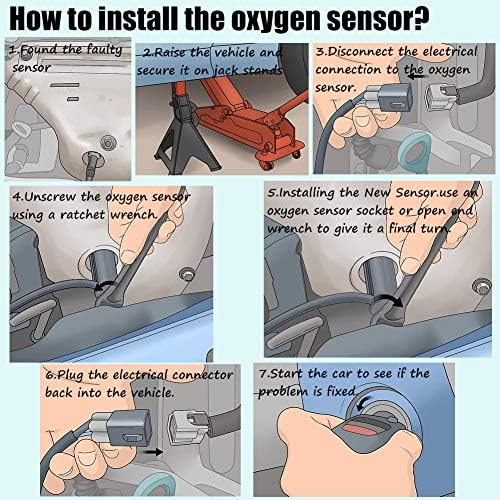Sensor de oxigênio do sensor de oxigênio de jesben air upstream 1 Substituição para Honda Accord 2.3L Código do motor