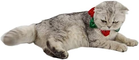 IPETBOOM Ajuste do gato de gato colar de natal de Natal colarinho fofo e colarinhos gatos de gato gato cones de