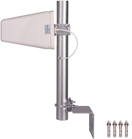 Pólo de antena XRDS-RF 16 , montagem de antena de comprimento atualizada para antena externa com coletes em U, suporte, parafusos de montagem-40 cm de comprimento universal pólo de montagem universal