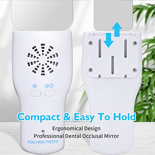 Annwah Photography Dental Mirrors Fog Free - Pofessional Oclusal Oclusal Espelho de Boca Minzé