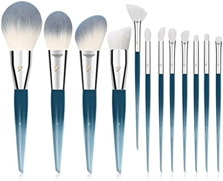 Pincéis de maquiagem Wionc Conjunto de 12pcs Fundação de beleza blushes fabrica uma ferramenta de cosméticos (cor: a, tamanho