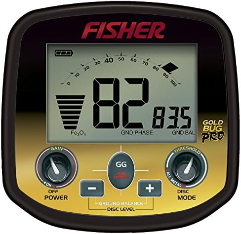 Fisher Labs Gold Bug Pro Metal Detector, Black