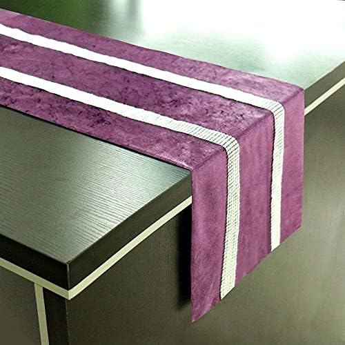 GGEBF Europa Rhinestones Table Runner Flannel Floral Tonela Taquel Taquel Table Bandeira para Decoração de Casamento