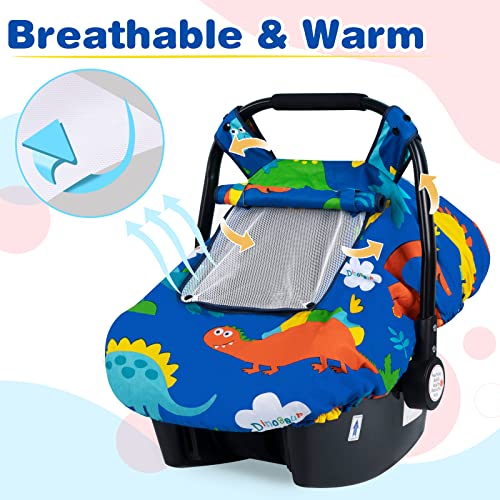 SMTTW Capas de assento de carro para bebês, dossel de carro infantil para a primavera de inverno de outono da primavera,