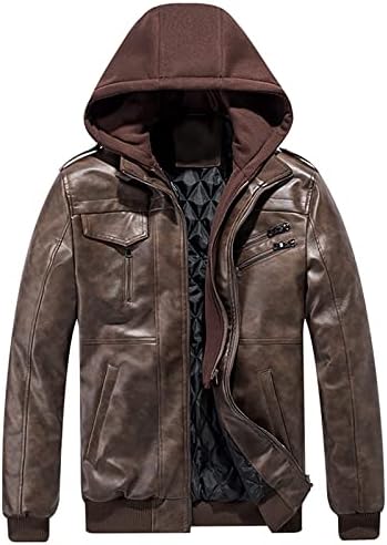 Casaco de casaco masculino Capacão com capuz Windbreaker de inverno Casaco de inverno cinza escuro 3x grande casaco de detetive