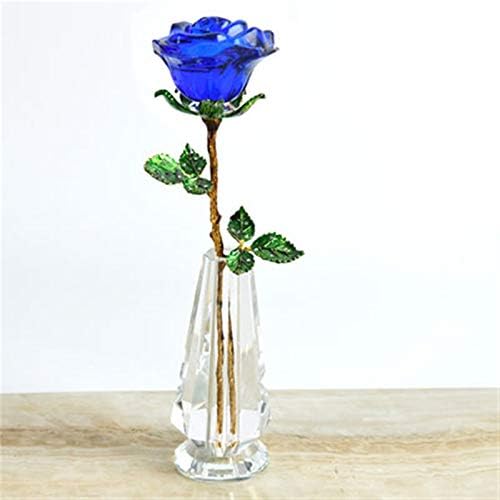 N/A Crystal Glass Rose Flightines Craft Wedding Wedding Day Gifts X'mas Gifts Casamento Mesa de casal Decoração Ornamento