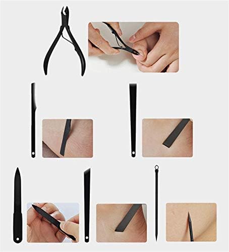 Neyens 8/10/15/18 PCS Manicure Conjunto de manicure Aço inoxidável Kit de pedicure Kit de unhas Conjunto de unhas Manicure