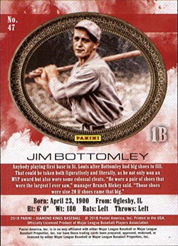 2018 Panini Diamond Kings 47 Jim Bottomley St. Louis Cardinals Baseball Card