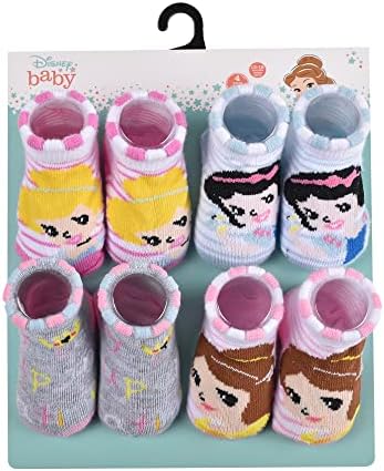 Disney Princess Baby-Girls Multi-Pack Quarter Socks