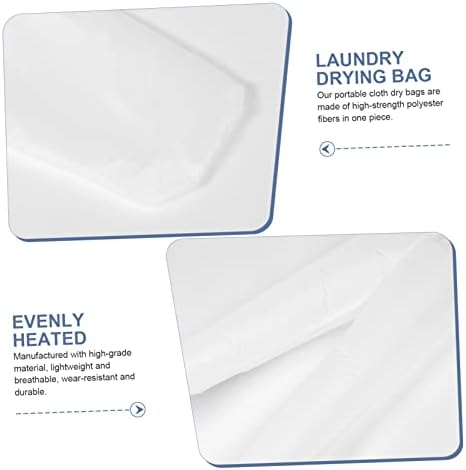Alipis 3pcs calças de poliéster portátil seco para secador roupas de secador de secador roupas de seca sacos seco saco de