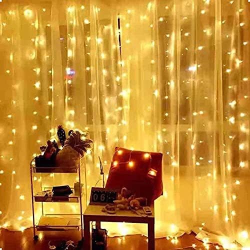 Xiaoheshop Christmas String Lights Fairy Lights Curtain Light Christmas Light Christmas Decor para Home Holida