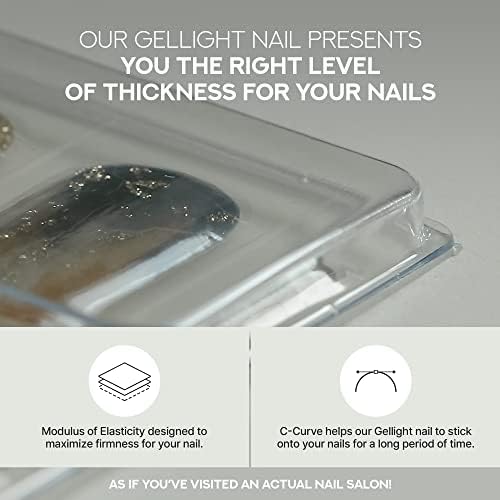 Zinipin- tiras de unhas de gel semi-curadas | Gels Nails adesivos com lâmpada UV | Gel envolve as unhas | Gel unhas tiras semi -curadas | Gel de embrulho de unha