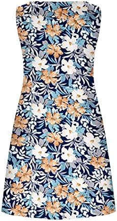 2023 Vestidos para mulheres estampas florais boho vestido de verão de verão vestidos casuais de praia com bolsos