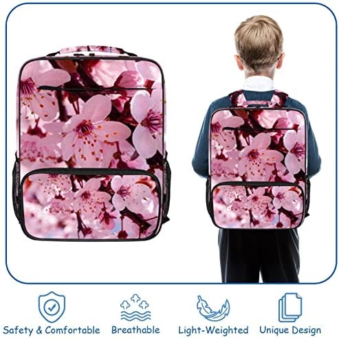 Mochila de viagem VBFOFBV, mochila de laptop para homens, mochila de moda, floresce mola de flor rosa