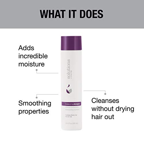 Great Clips Solutions Shampoo hidratante, 10oz | Reparos e restaurações Cabelo danificado | Para cabelos secos, grossos ou encaracolados