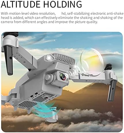 Drone com dupla câmera de 1080p HD FPV Remote Control Toys Gifts Para meninos meninas com altitude Hold sem cabeça