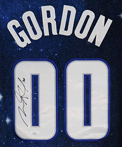 Aaron Gordon Orlando Magic assinado Autografed Blue City Edition 00 Jersey JSA CoA