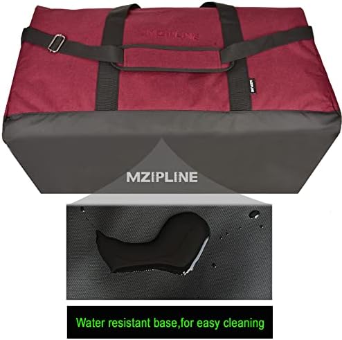 MziPline Smell Proof Duffle Bag, 130l Viagem dobrável Duffel Bolsa de mochila grande arco à prova de odor esporte Ginásio