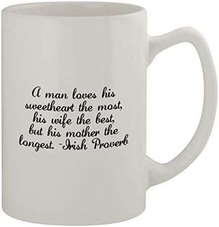 Meio da estrada Provérbio irlandês 160 - Um bom humor engraçado de cerâmica 14oz estadista caneca de caneca de café