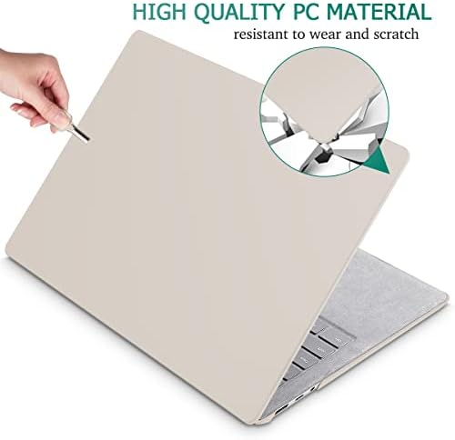 May Chen Case para laptop de 13,5 da Microsoft Surface 3/4/5 com Alcantara Palm Rest Modelo 1867 1958 1950, caixa de casca dura
