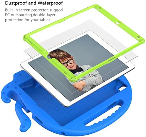Tablet PC Case Kids Case compatível com iPad Air 3 10.5 Com o para-choques do suporte | Proteção à prova de tablet à prova de crianças