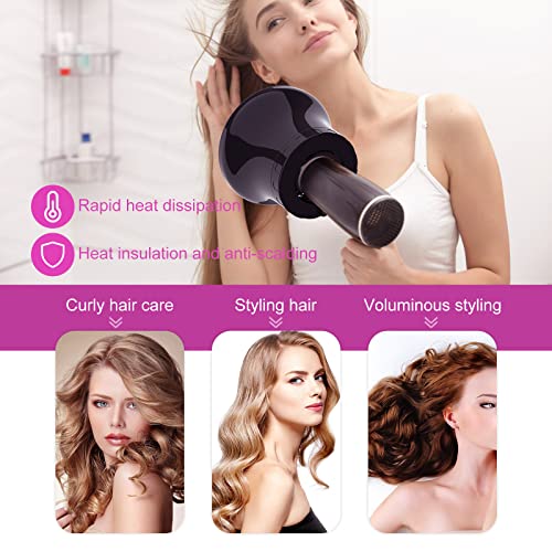 Confusor de cabelo universal, acessório de difusor de secador de sopro profissional para o cabelo para cabelos encaracolados