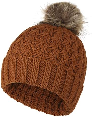 BDDVIQNN MULHERES malha chapéu de gorro deslealado de abacaxi neutro chapéu de malha quente chapéus de beisebol de inverno para mulheres para mulheres
