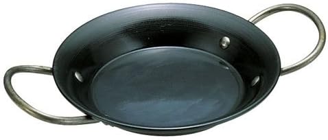 Hikimoto PPE03018 Paella Pot, ambas as mãos, 7,1 polegadas, ferro, Japão