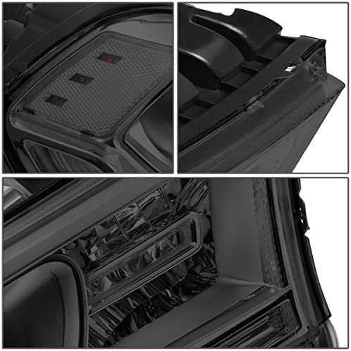 Habitação defumada Lâmpadas do projetor de canto claro do projetor+kit de ferramentas compatíveis com Dodge Durango 14-19