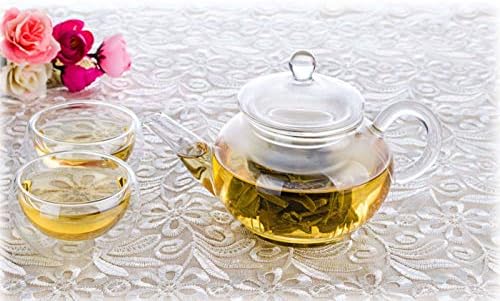Homuren 3in1 Mini Kung Fu Coffee Teaset-250ml Pot de chá resistente ao calor com infusor+2 pcs 50ml pequenos xícaras de parede dupla