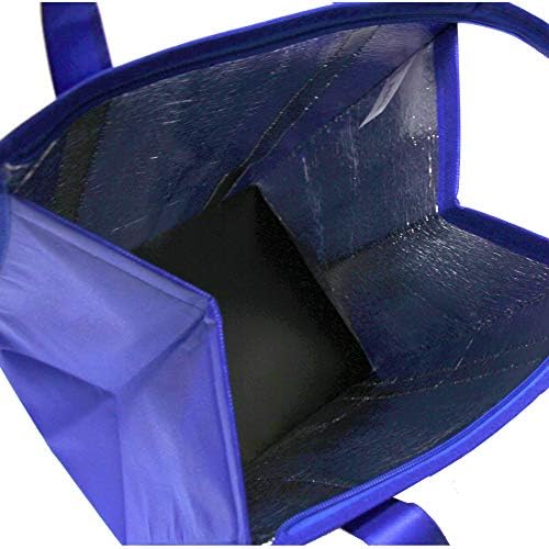 Expressões de presente Bag de mercearia isolada | 3 pacote | Azul real | Sacos de presentes grandes para serviços
