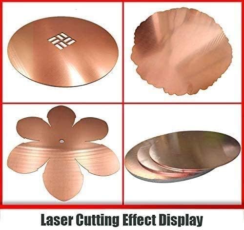 Folha de disco de cobre da placa de latão Materiais T2 de alta pureza para rebitagem, ferramentas de corte e todos os tipos de peças de precisão METAL COOBER FOIL